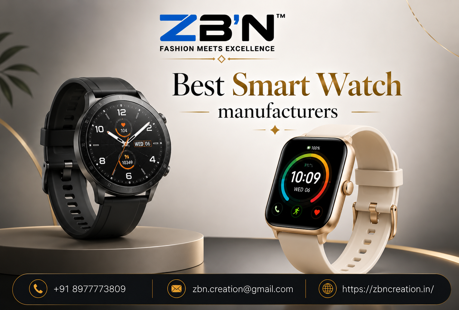 Best Smart Watch manufacturers offering customised branded smart watches for corporate gifting