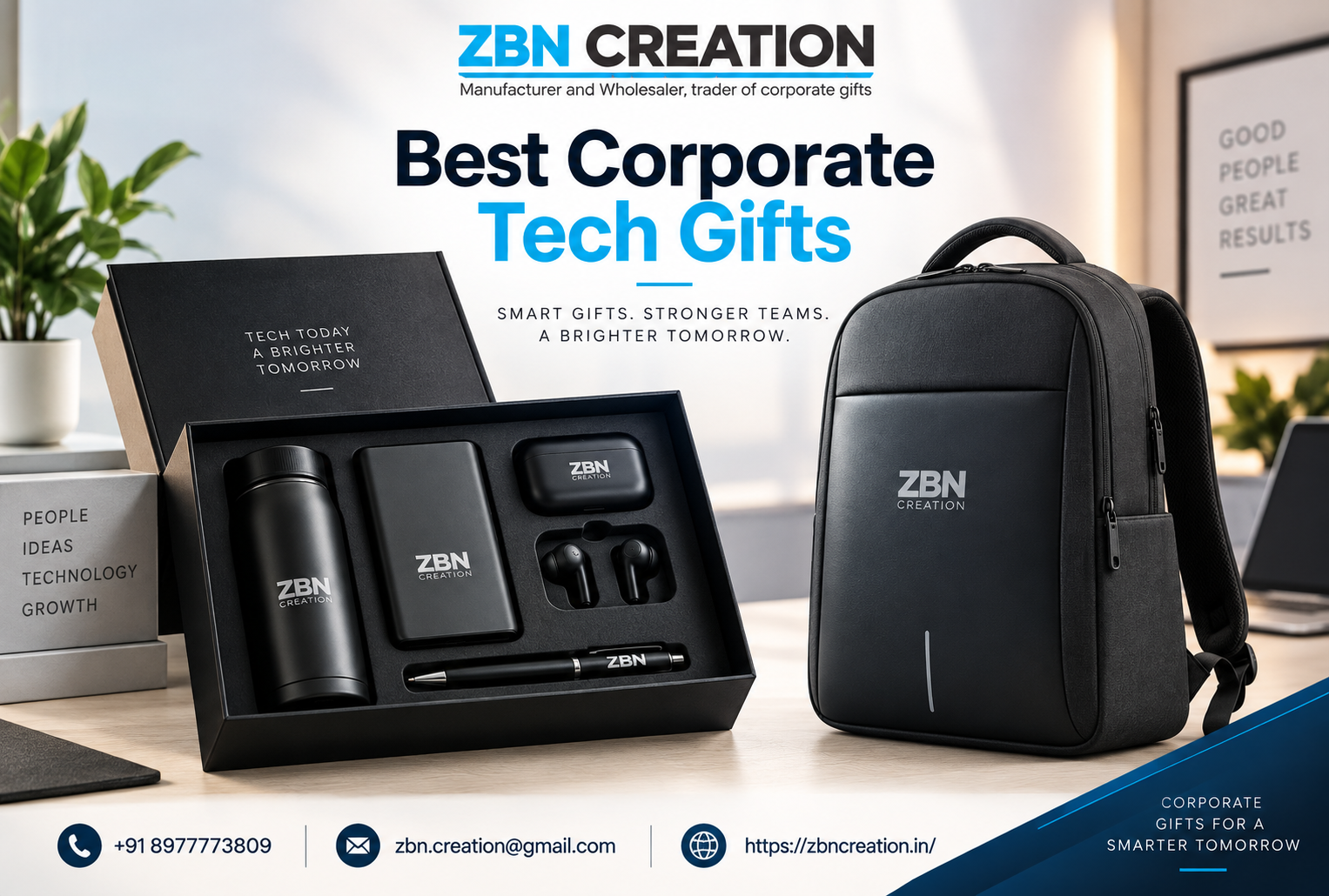 Best Corporate Tech Gifts for Employees in 2026 by ZBN Creation