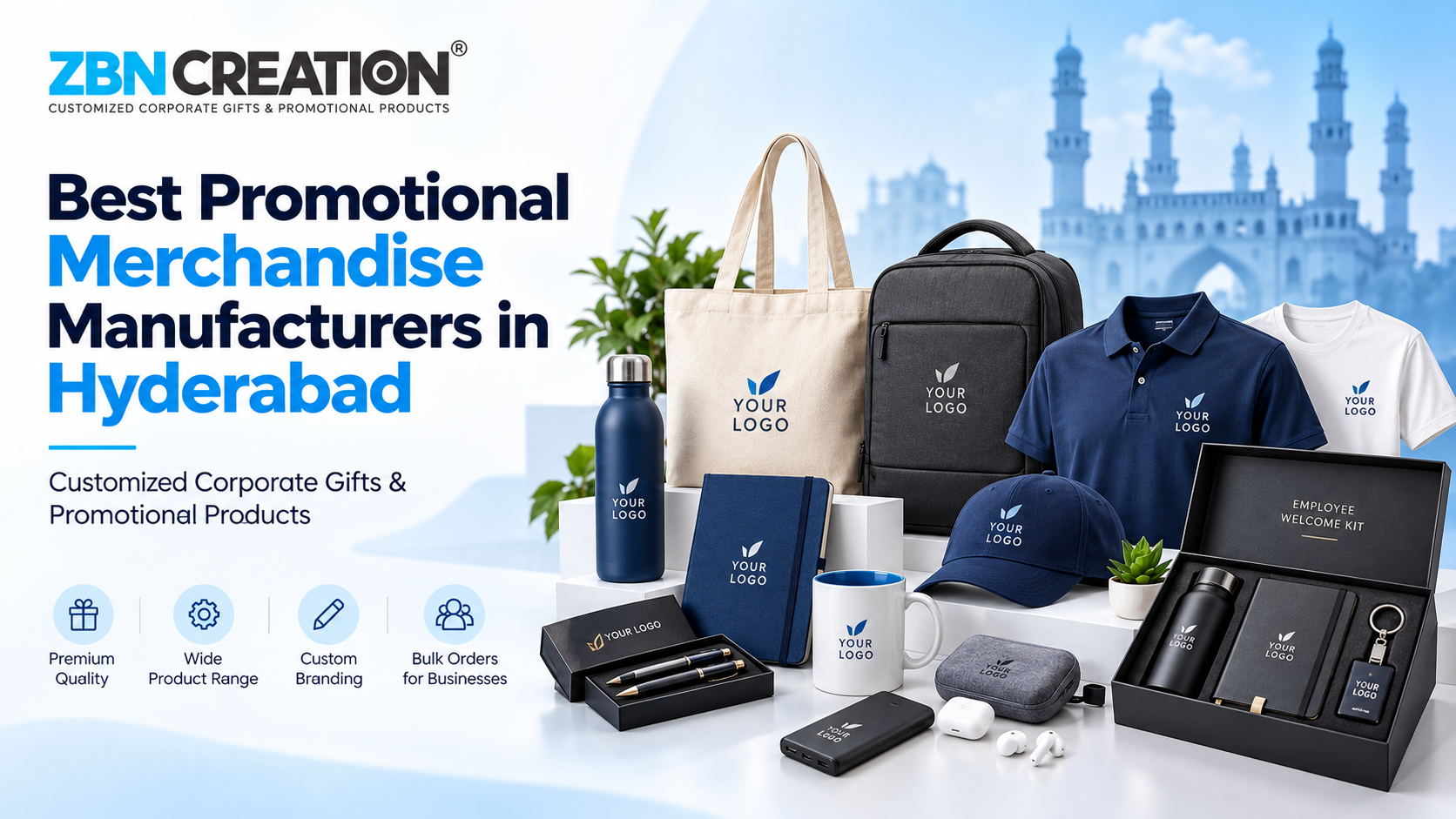 Best Promotional Merchandise Manufacturers in Hyderabad by ZBN Creation