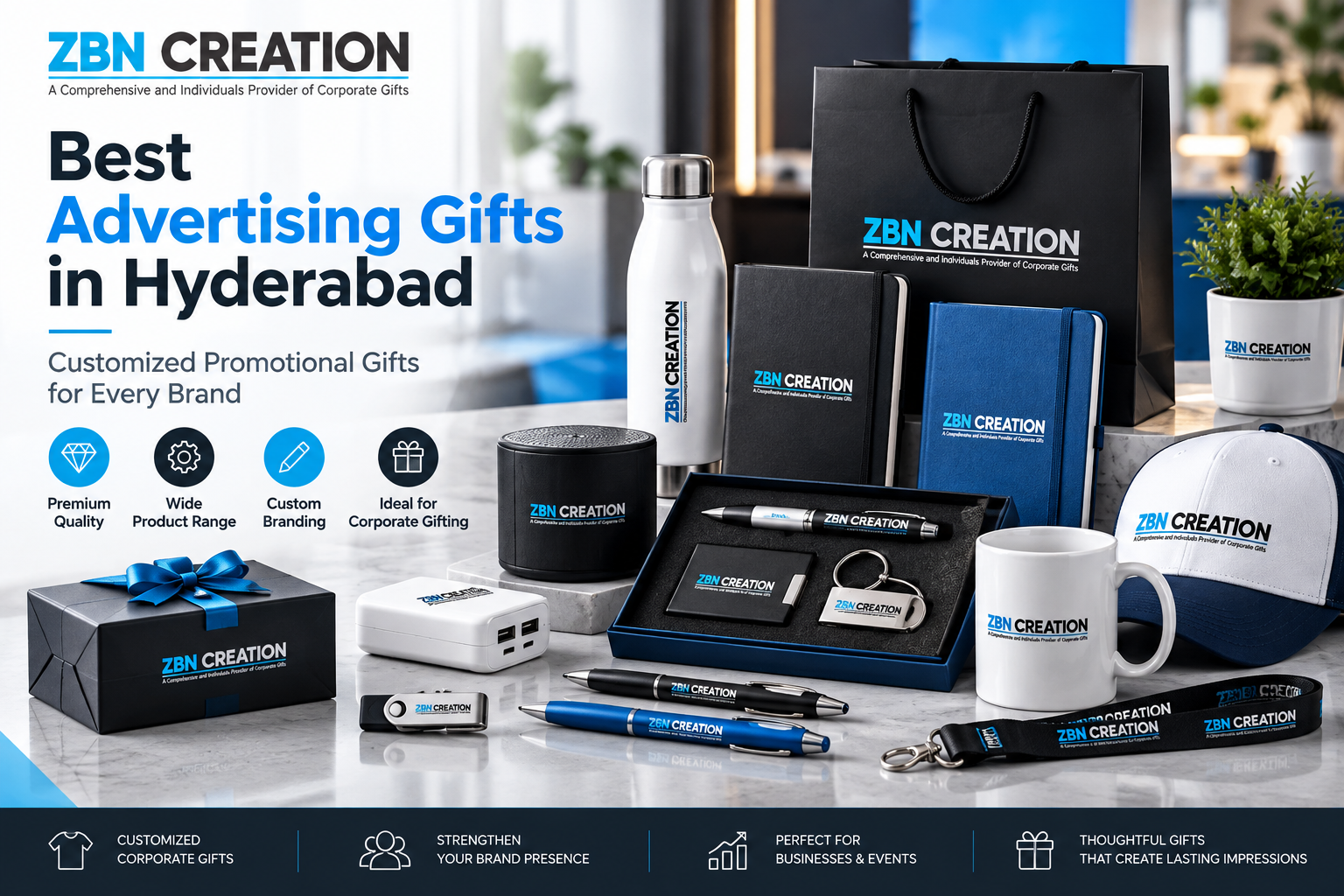 Best Advertising Gifts in Hyderabad by ZBN Creation