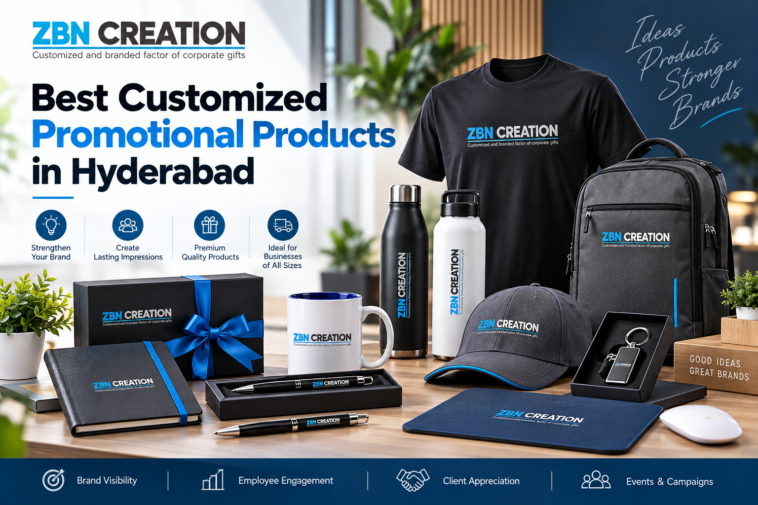 Best Customized Promotional Products in Hyderabad by ZBN Creation