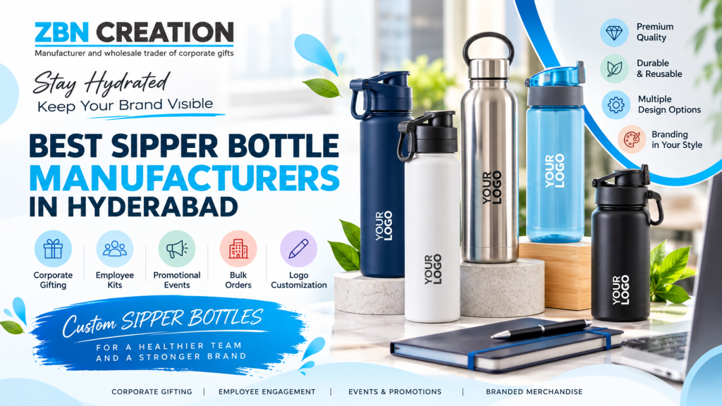 Best Sipper Bottle Manufacturers in Hyderabad by ZBN Creation